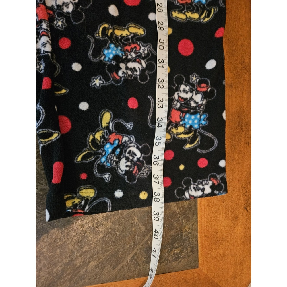Disney Womens 2X Pajama Pants Black Mickey & Minnie Mouse Casual Loungewear - Picture 7 of 9